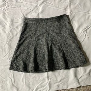 Loft black and white skirt